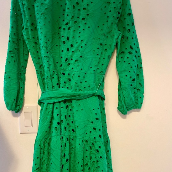 Zara Cotton Eyelet Mini-Dress - Picture 4 of 7